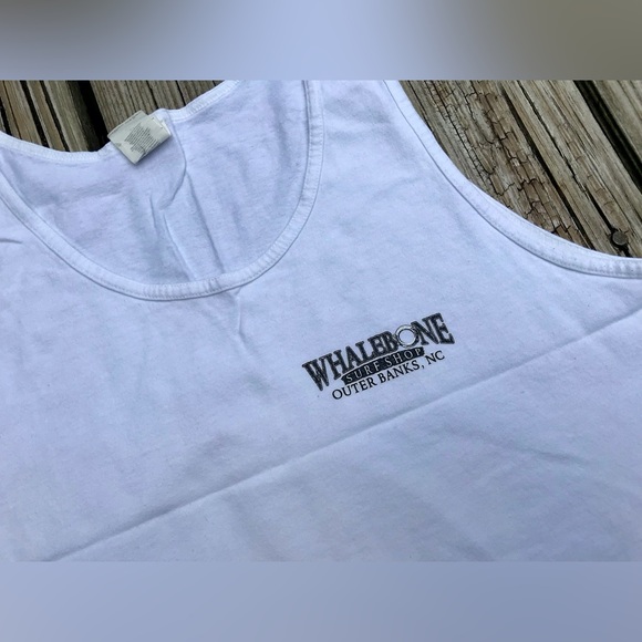 Mens M WHALEBONE Surf Shop Back Graphic Mermaid Muscle Tank Top Tee Tshirt Surf - Picture 4 of 7